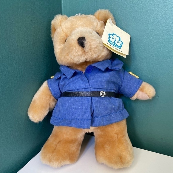 𝅺vintage Handmade Girl Guides Singapore Teddy Bear with Uniform Limited Edition - Picture 2 of 12